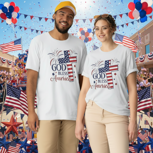 God bless America 250 years, 4th of July T-Shirt for Men and Women Adults