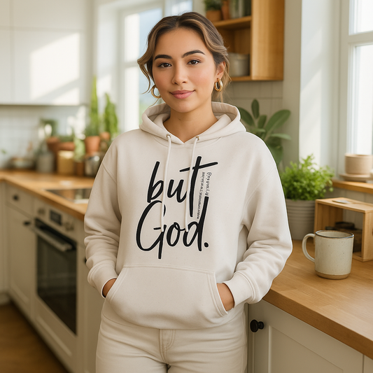 But God. There was no way, but God made a way. Men and Women's Hoodie
