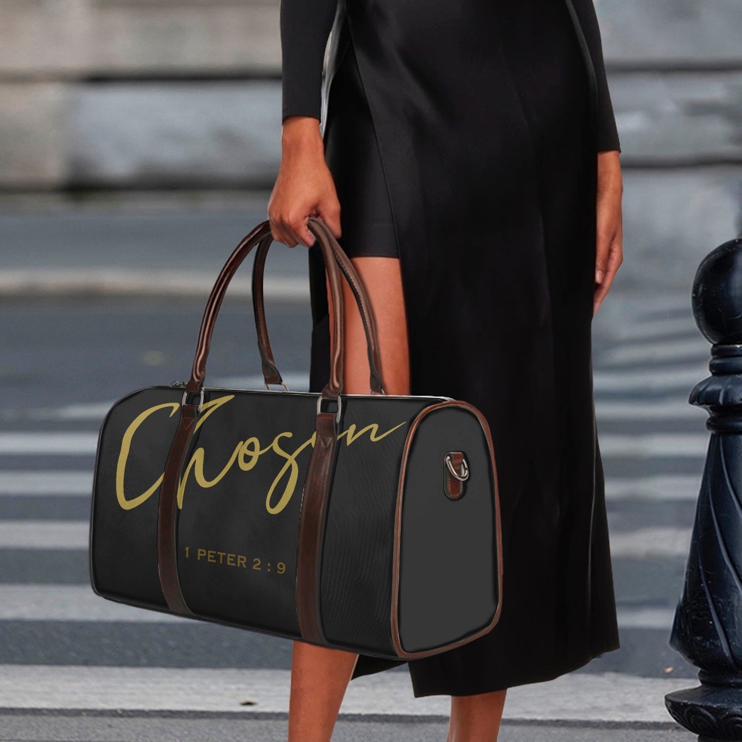 Chosen Travel Handbag, Bible Verse 1 Peter 2:9