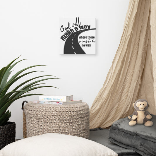 God Will Make a Way, Canvas Wall Decor