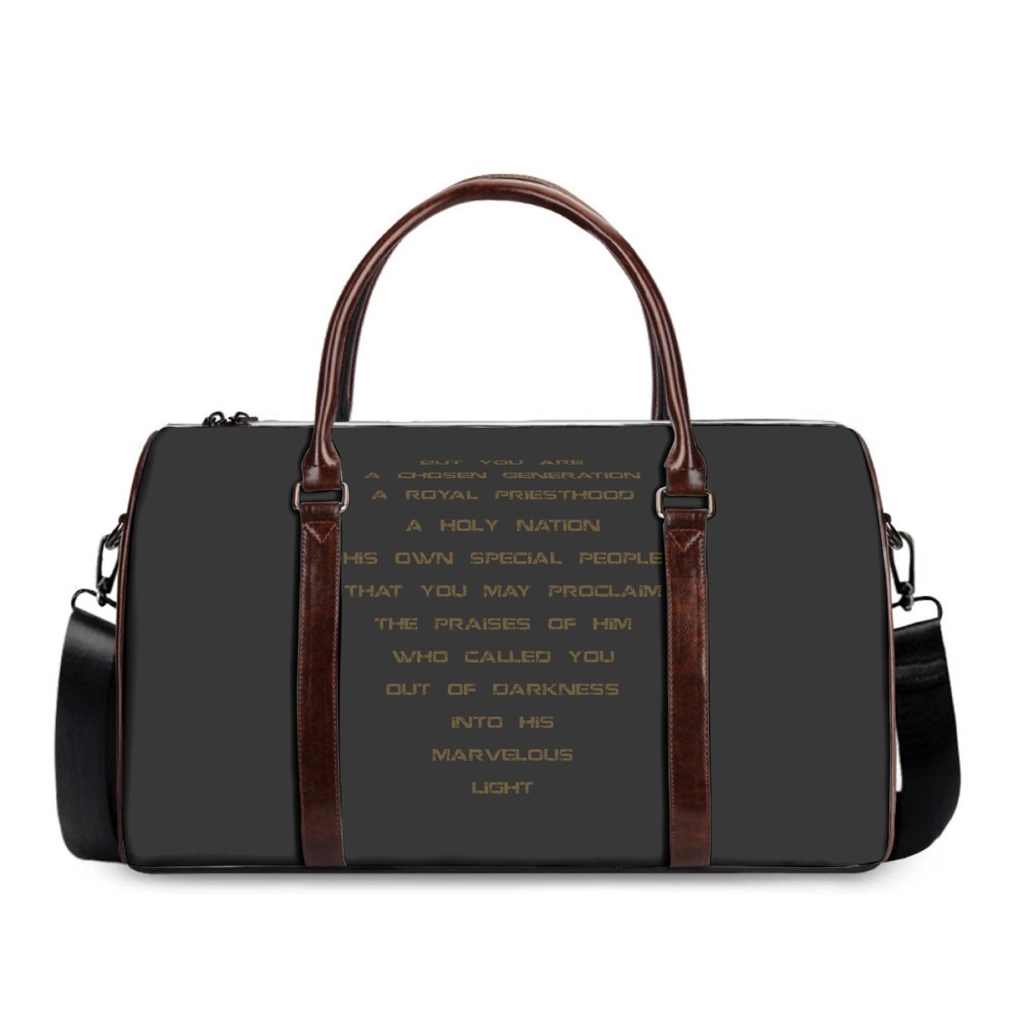 Chosen Travel Handbag, Bible Verse 1 Peter 2:9