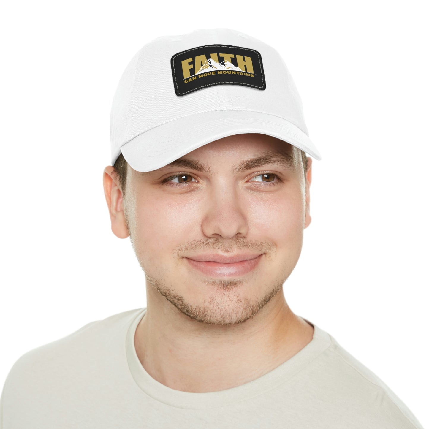 Popular Inspiring Quote Faith Can Move Mountains Baseball Hat