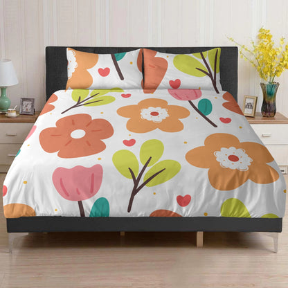 Flower Youth Girls Polyester Bedding Set