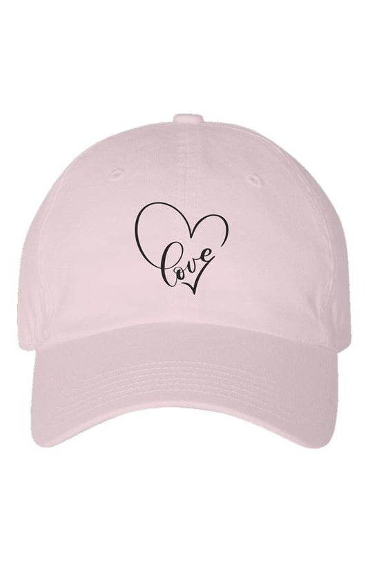 Embroidery Love Heart Shape - Hat