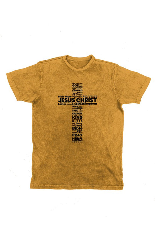 Jesus Christ Cross Vintage T-Shirt for Men and Women