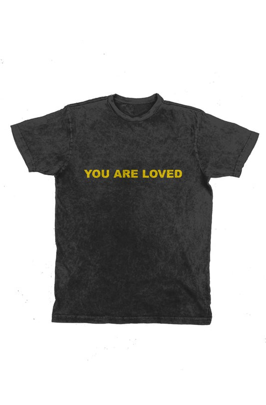 You Are Loved Vintage T-Shirt, color Black