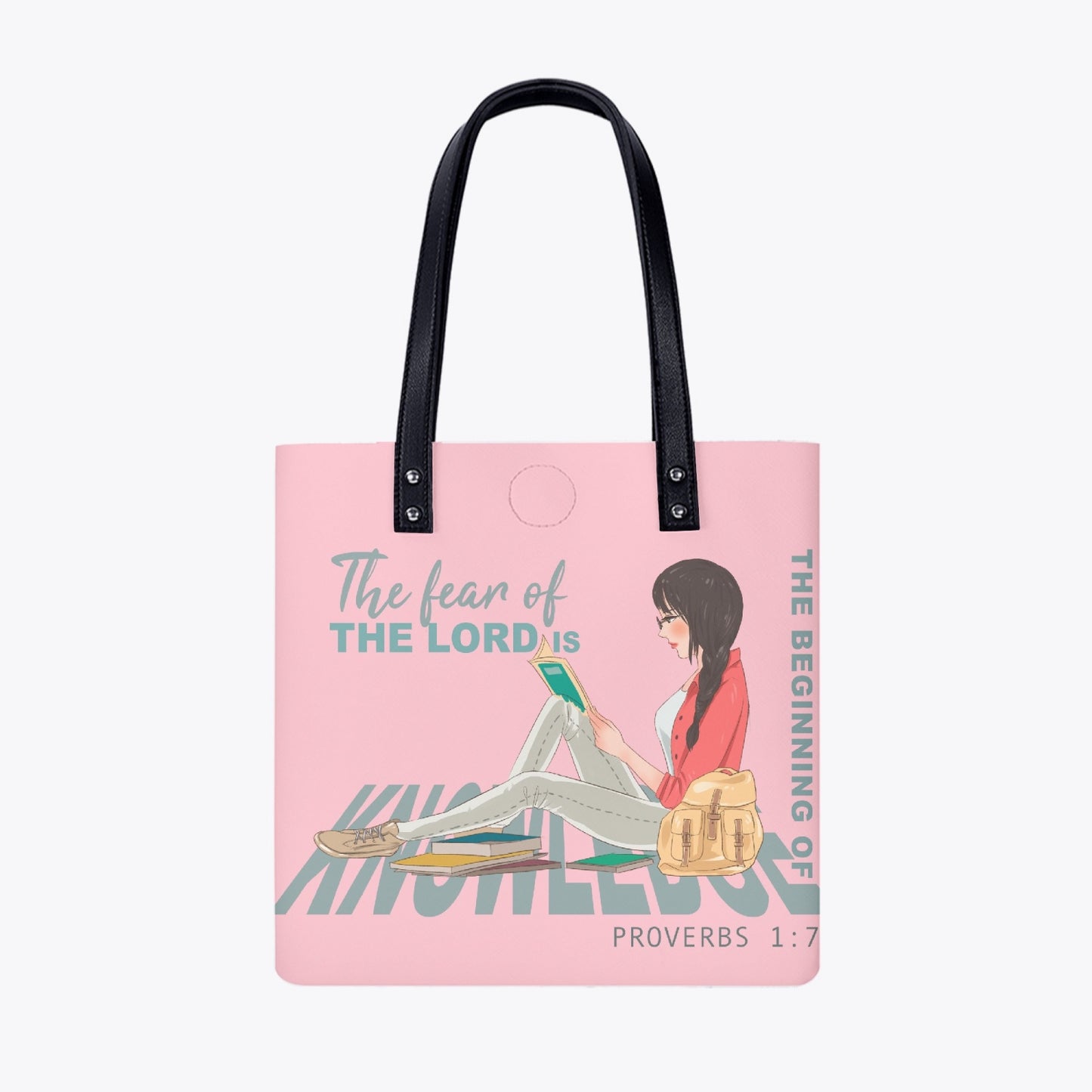 The Fear of the Lord - Women Leather Tote Bags