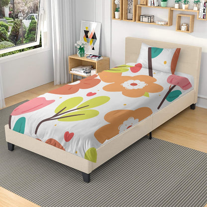 Flower Youth Girls Polyester Bedding Set