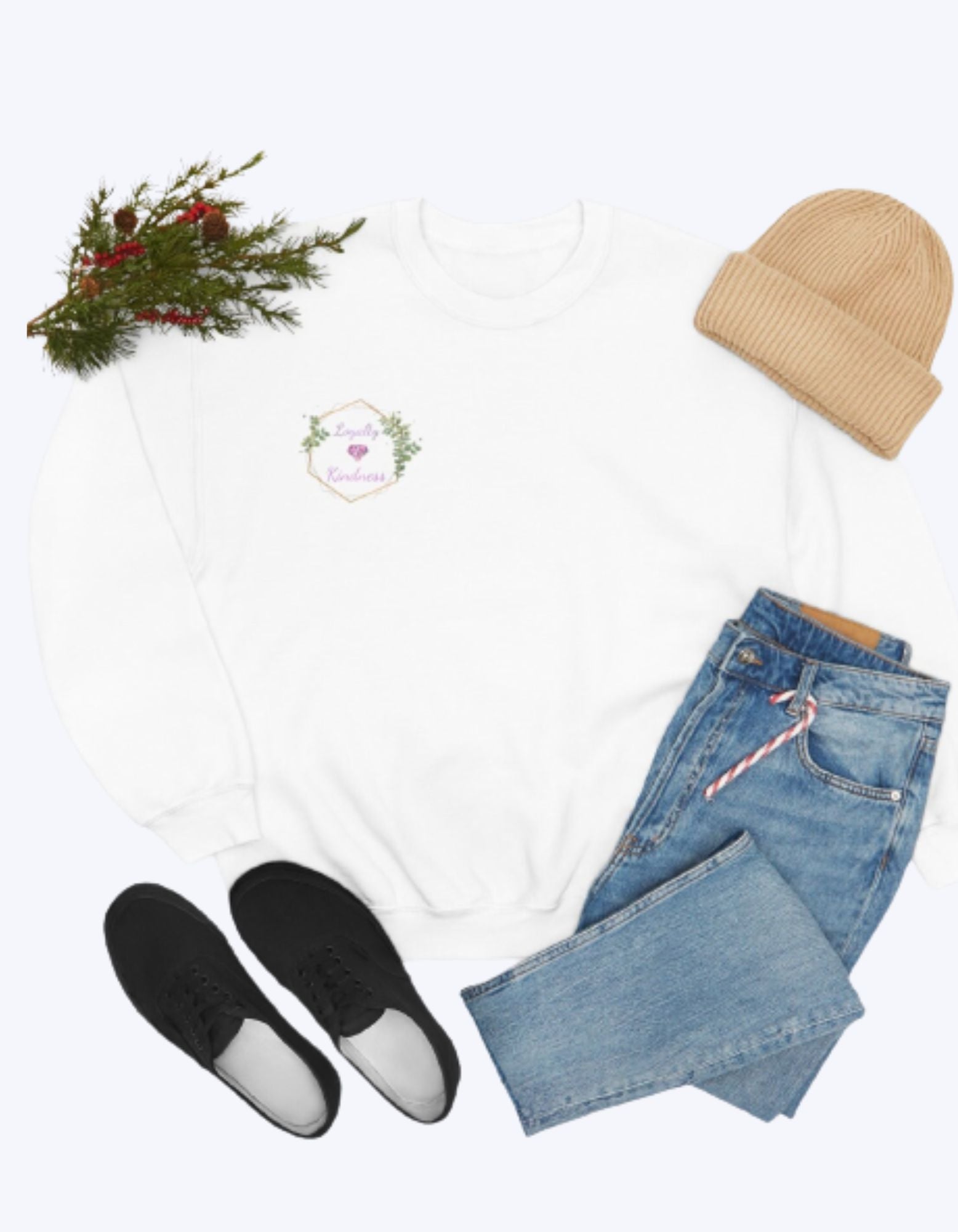 Loyalty & Kindness - Heavy Blend Crewneck Sweatshirt