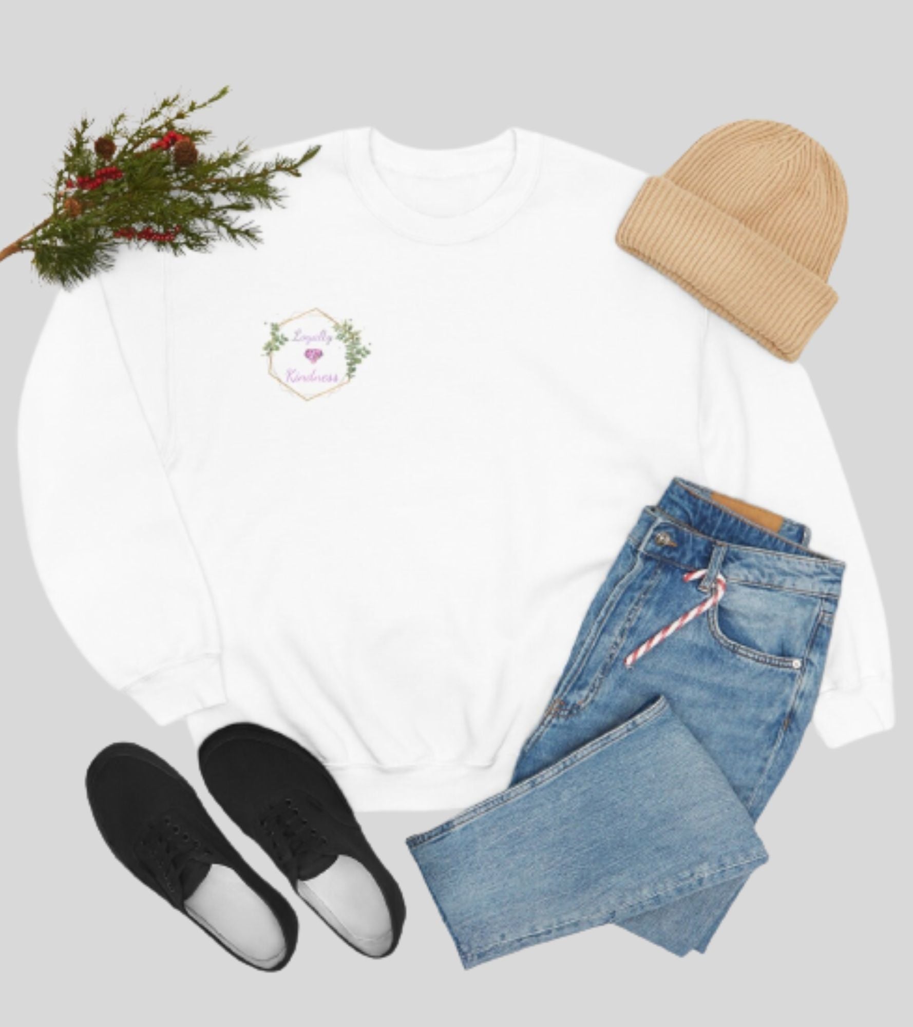 Loyalty & Kindness - Heavy Blend Crewneck Sweatshirt