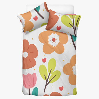 Flower Youth Girls Polyester Bedding Set