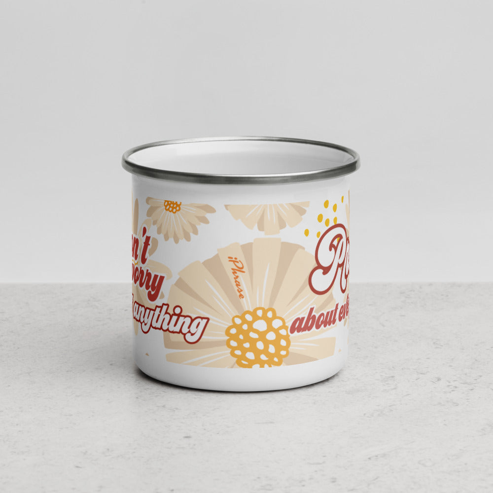Pray About Everything - Enamel Mug