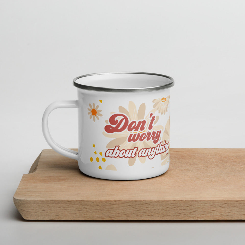 Pray About Everything - Enamel Mug