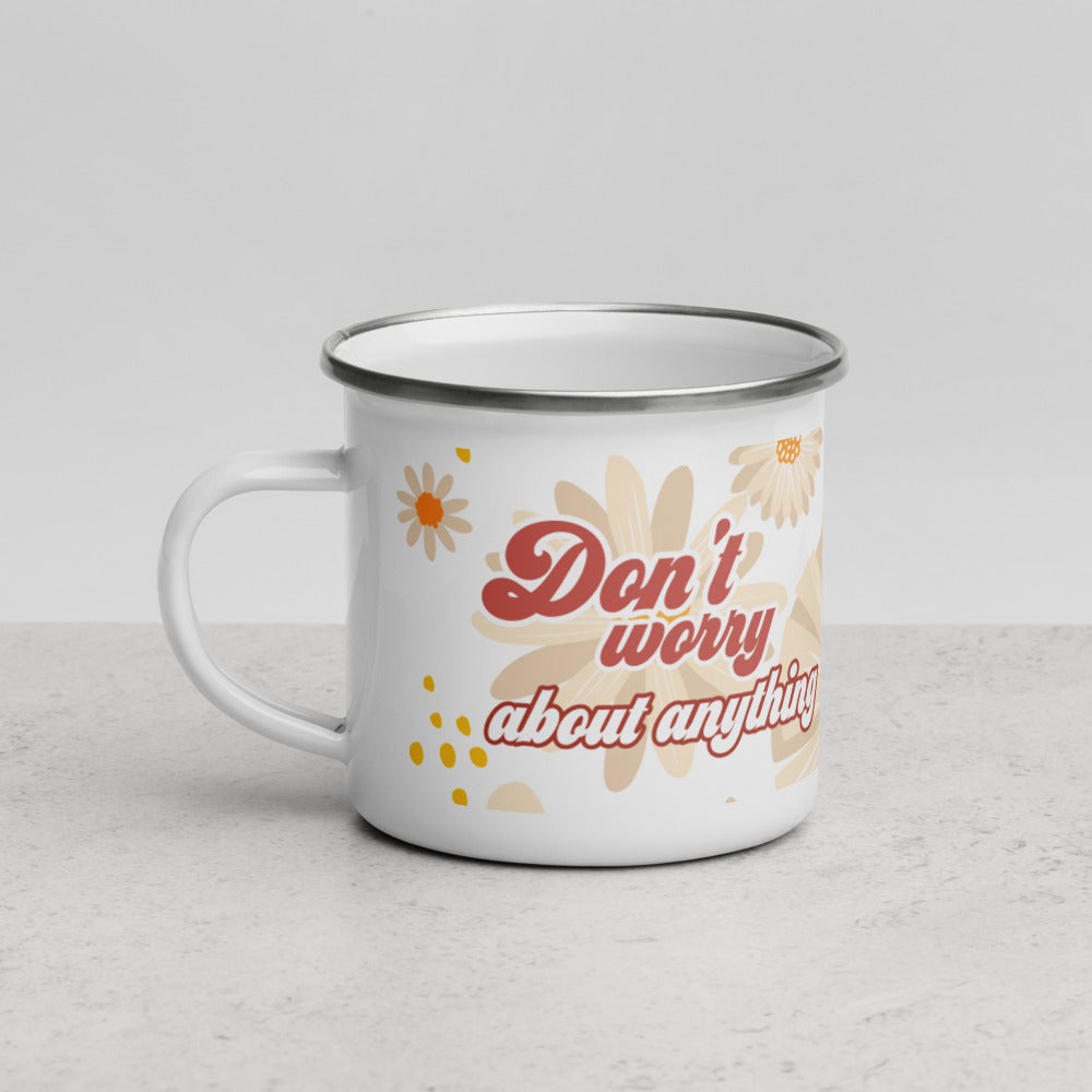 Pray About Everything - Enamel Mug