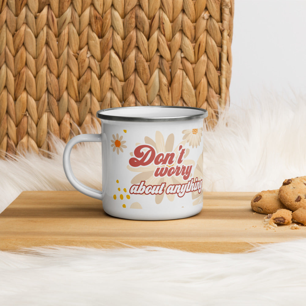 Pray About Everything - Enamel Mug