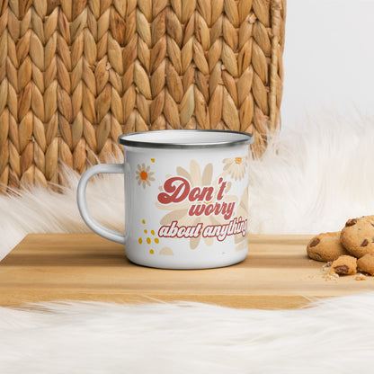 Pray About Everything - Enamel Mug