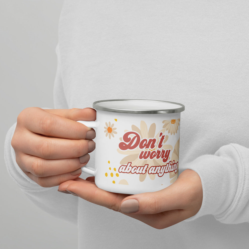 Pray About Everything - Enamel Mug