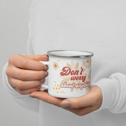 Pray About Everything - Enamel Mug