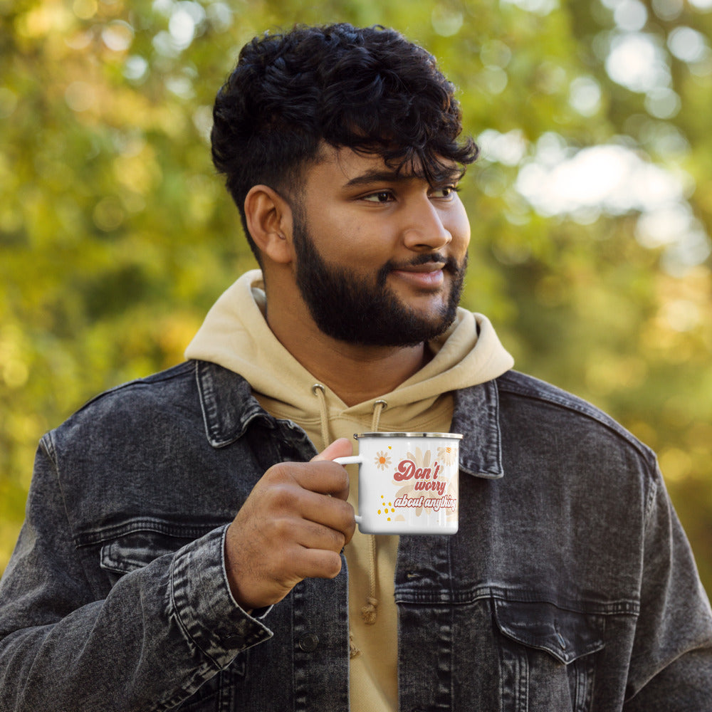Pray About Everything - Enamel Mug