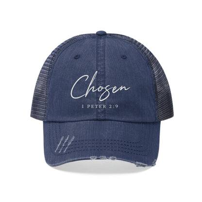 Inspiring Biblical "Chosen" Trucker Hat for Men and Women