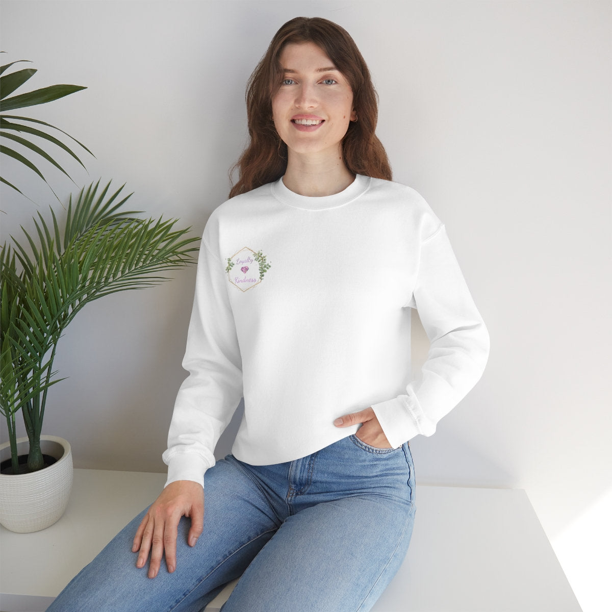 Loyalty & Kindness - Heavy Blend Crewneck Sweatshirt