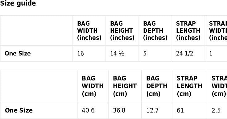 - Tote Bag