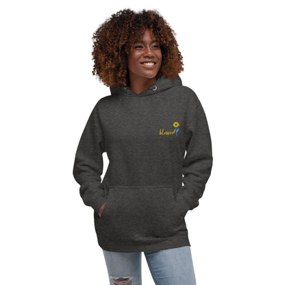 Embroidery Floral Blessed Hoodie