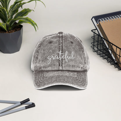 Grateful Vintage Cotton Twill Cap