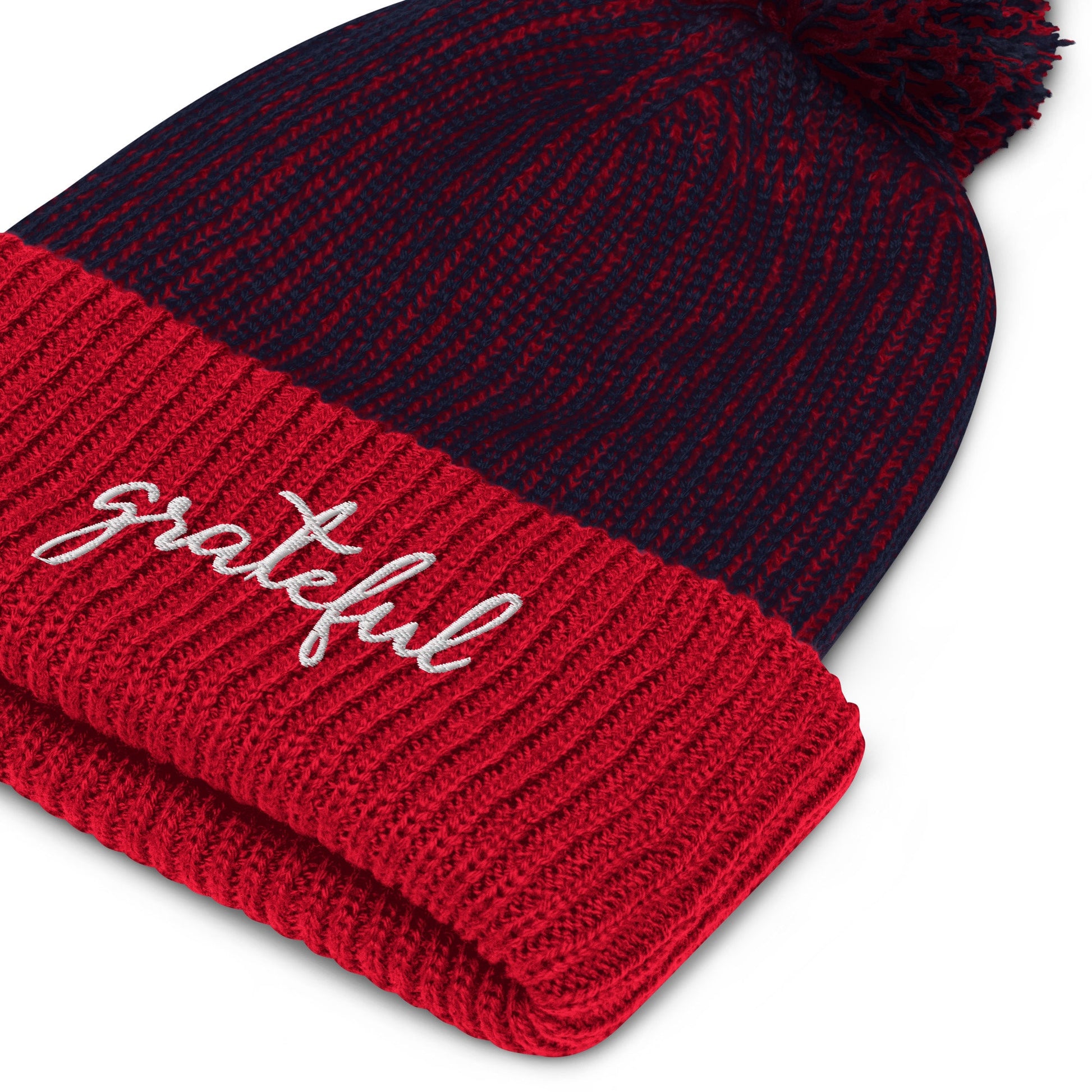 Grateful Pom-Pom Beanie