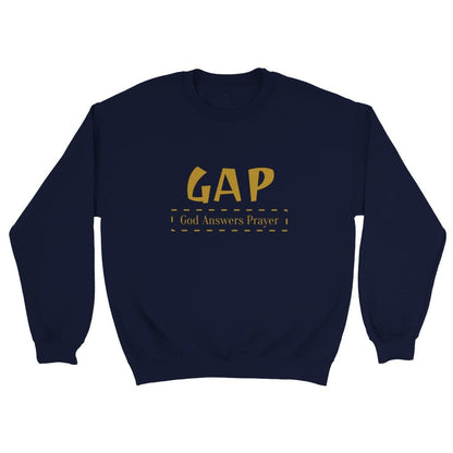 Sweater GAP God Answers Prayer Classic Crewneck Sweatshirt for Men and Women