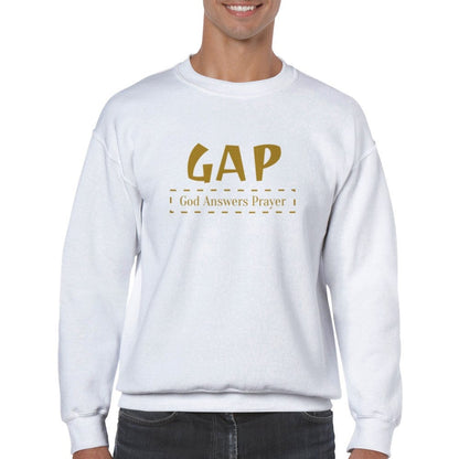 Sweater GAP God Answers Prayer Classic Crewneck Sweatshirt for Men and Women