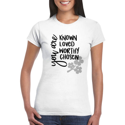 You Are Known Womens Crewneck T-shirt