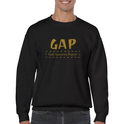 Sweater GAP God Answers Prayer Classic Crewneck Sweatshirt for Men and Women