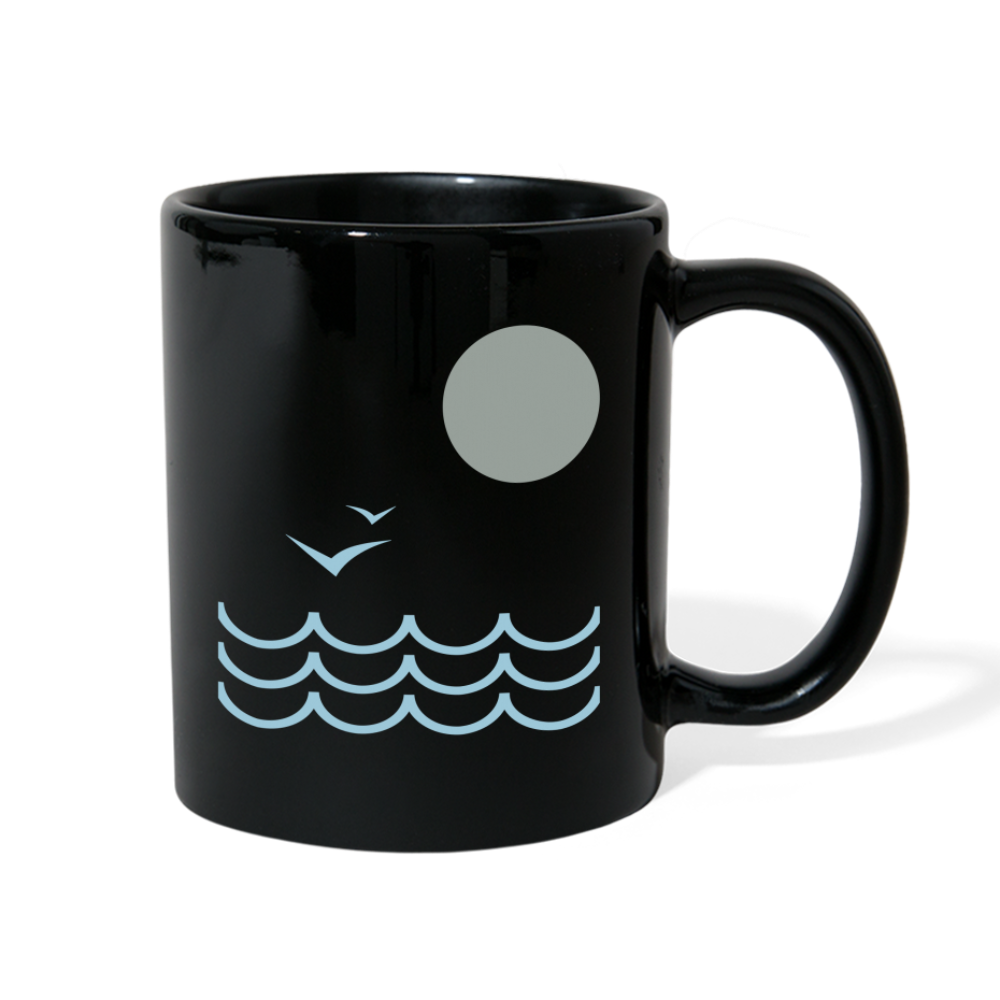 Be Still and Know Bible Verse Full Color Mug - black