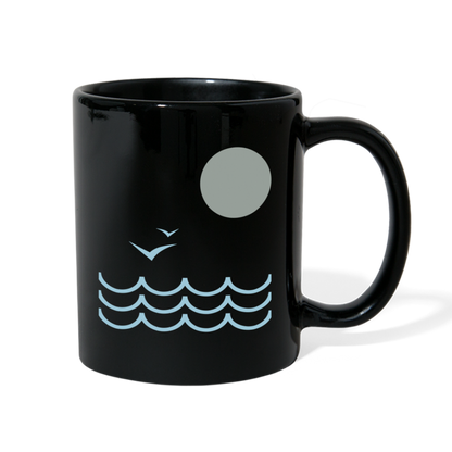 Be Still and Know Bible Verse Full Color Mug - black