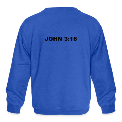 Kids' Crewneck Sweatshirt - royal blue