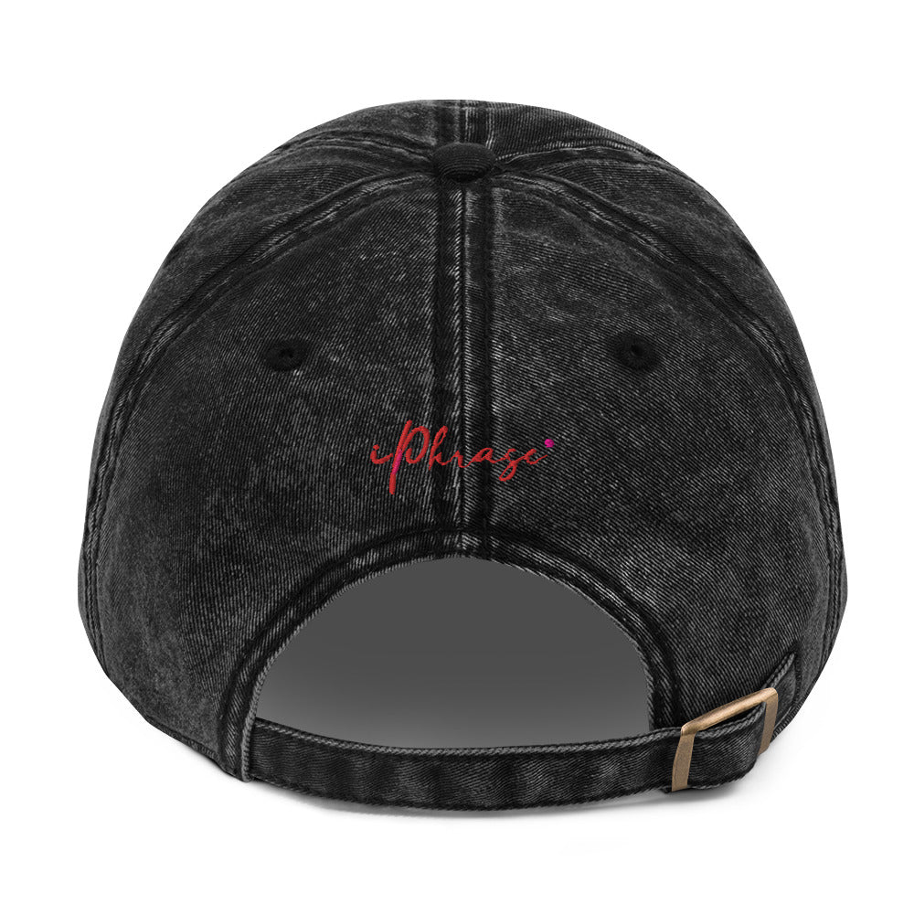 Chosen Powerful Word Bible Verse Vintage Cotton Twill Cap for Men and Women