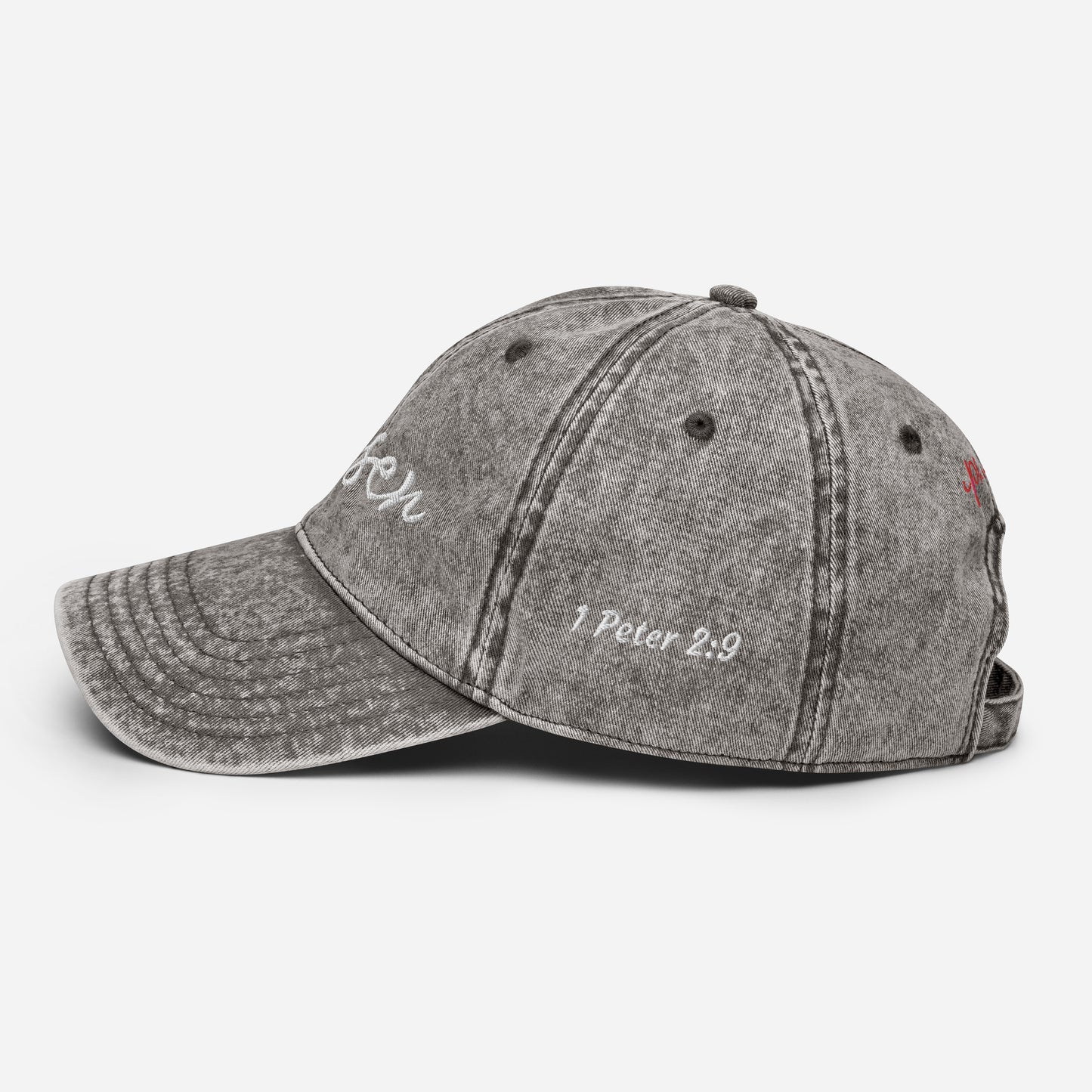 Chosen Powerful Word Bible Verse Vintage Cotton Twill Cap