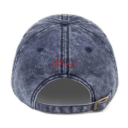 Chosen Powerful Word Bible Verse Vintage Cotton Twill Cap for Men and Women